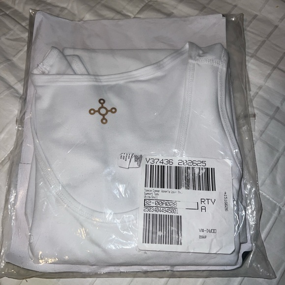 NIB Tommie Copper Women's Lower Back Support Tank  Bodysuit in White - Picture 4 of 5